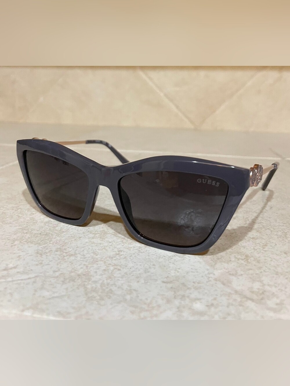Guess GU00199 Gray Cat Eye Sunglasses